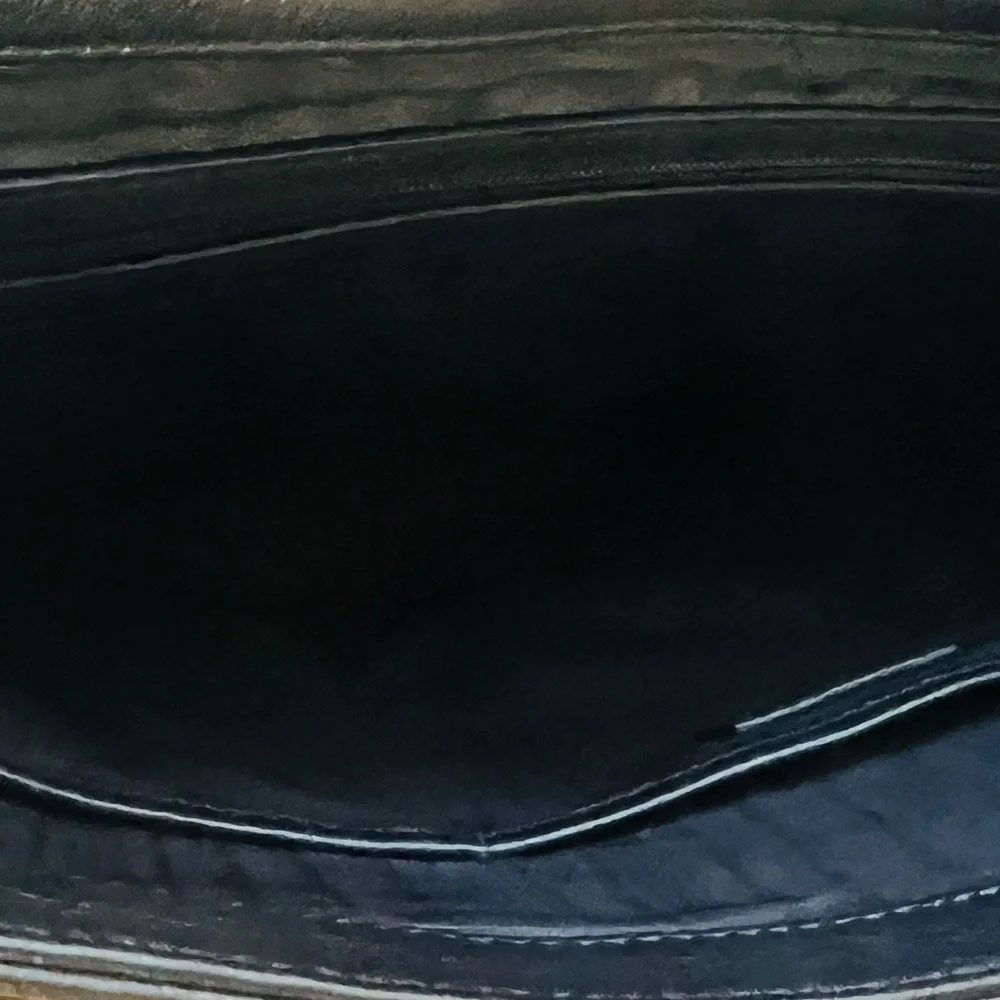 Vintage Brooks Brothers Black Leather Handbag – Like New